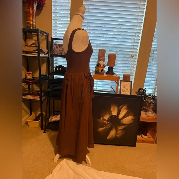 Aerie Chocolate Brown Maxi Dress - Picture 5 of 6